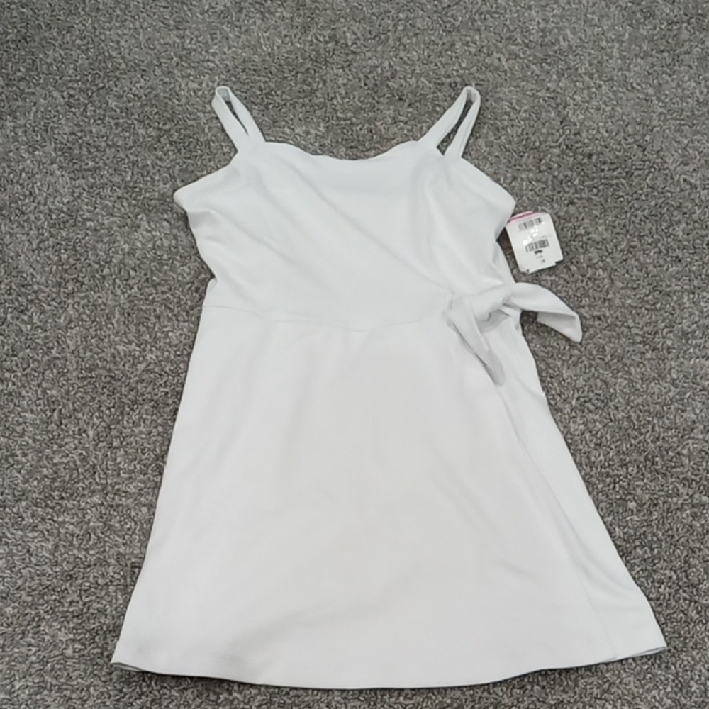 Habitual Girls White Romper With Front Tie Detail & Spaghetti Straps Size 14 NWT - Picture 1 of 3